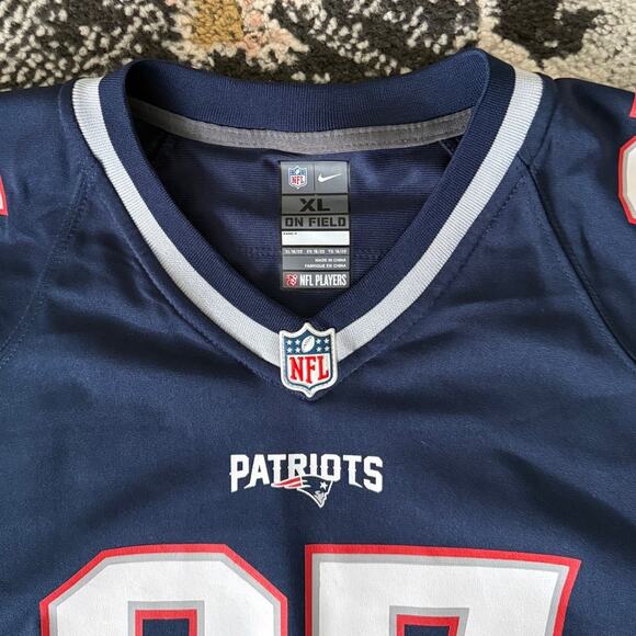 NFL x Nike Team Apparel Rob Gronkowski Patriots Youth Jersey - Picture 2 of 5